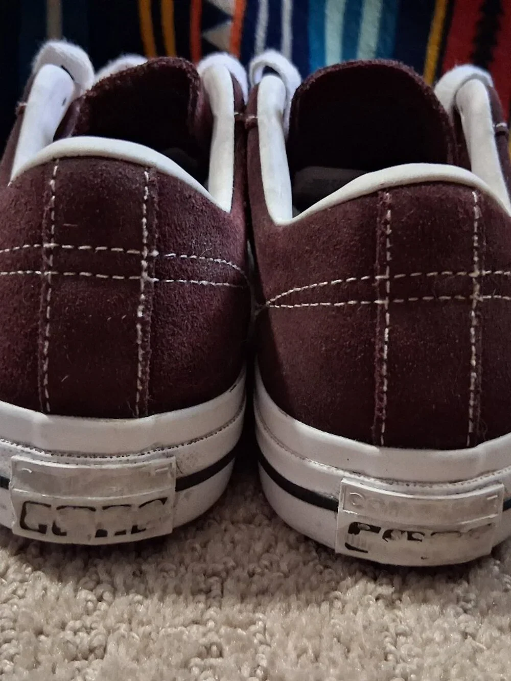 Converse UNIXES Cons One Star Pro Ox Low Top BROWN SUEDE